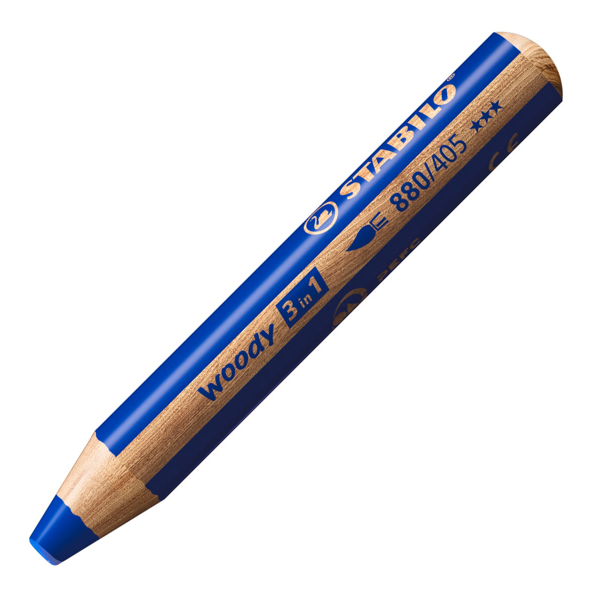 STABILO woody 3-in-1 pencil — Ultramarine Blue