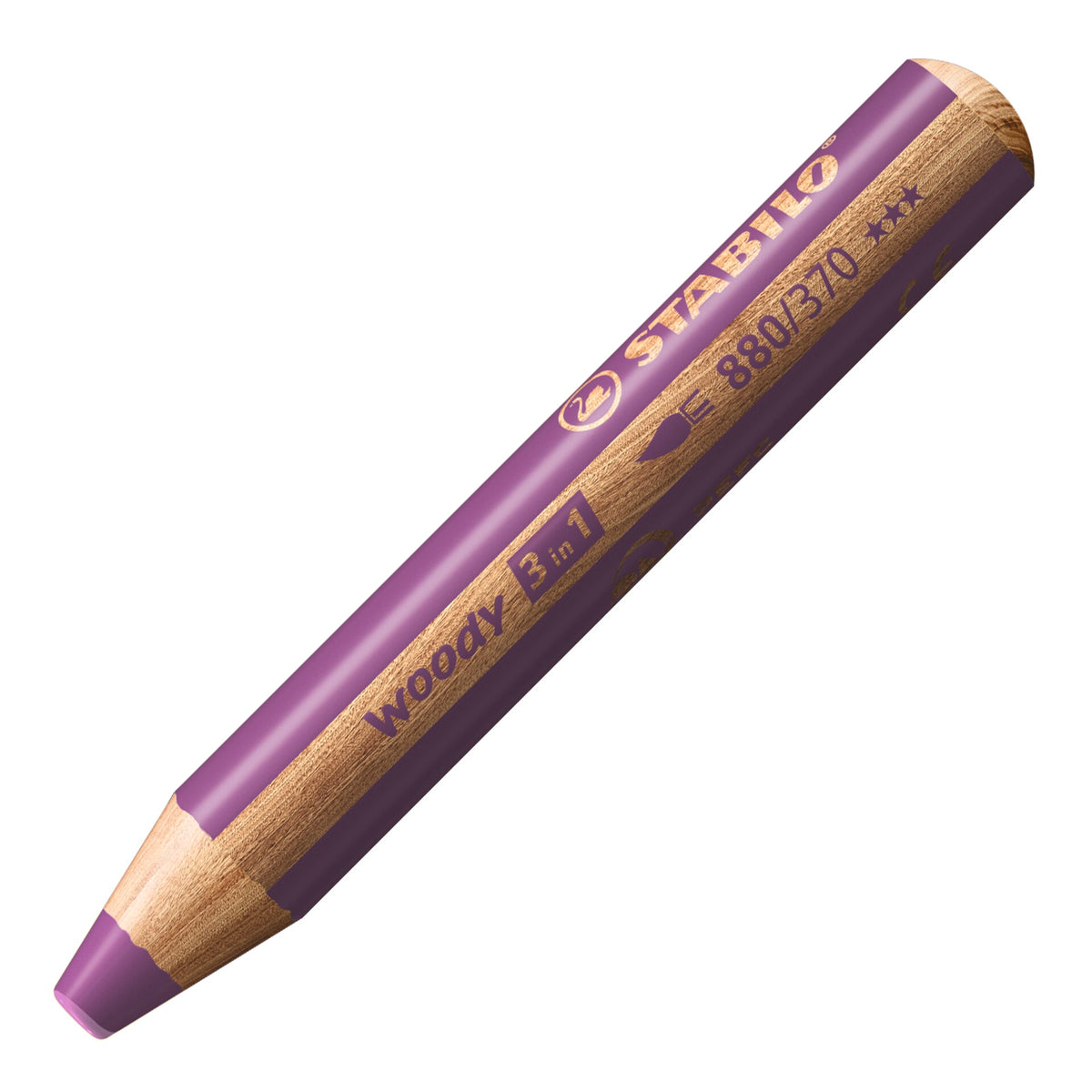 STABILO woody 3-in-1 pencil — Lilac