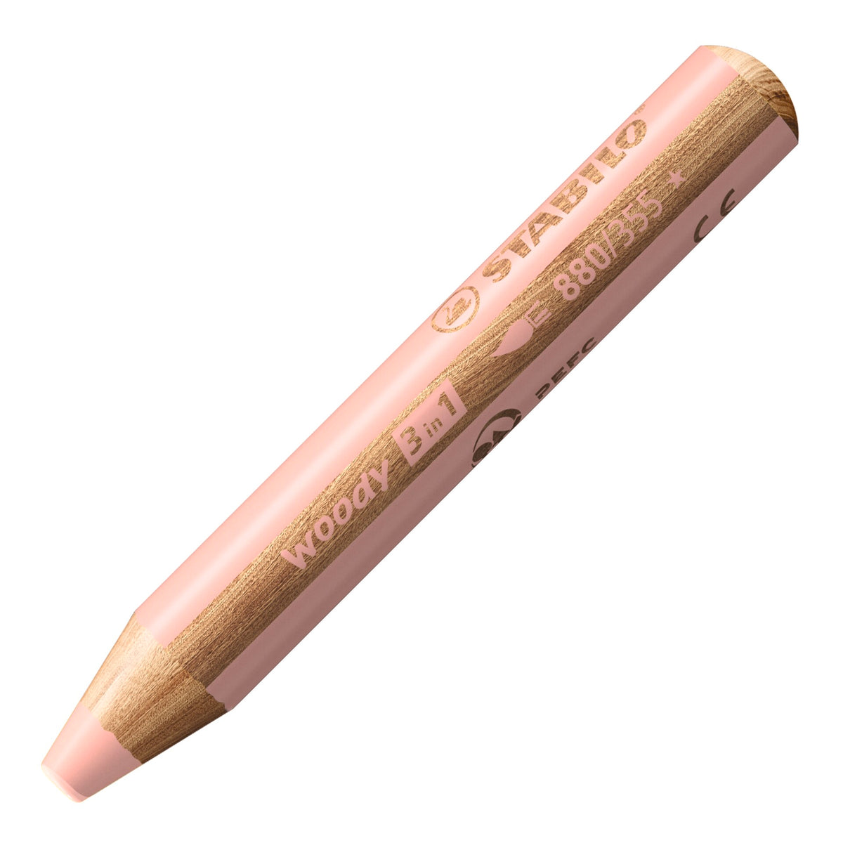 STABILO woody 3-in-1 pencil — Apricot