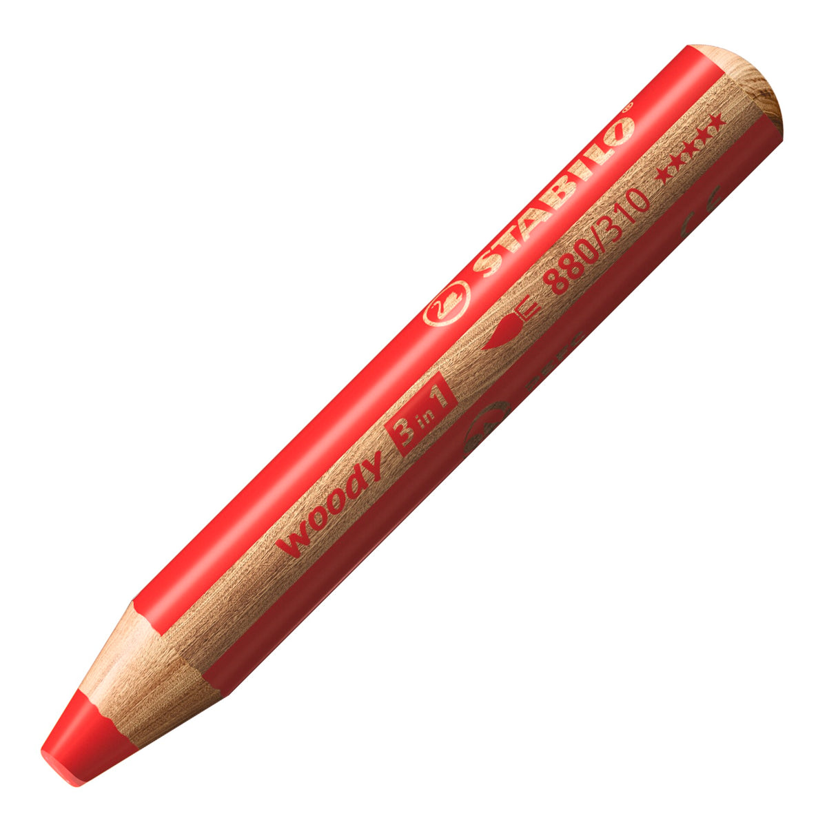STABILO woody 3-in-1 pencil — Red