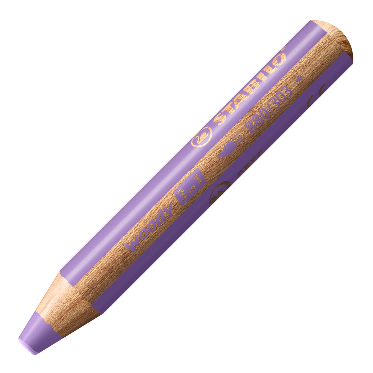 STABILO woody 3-in-1 pencil — Pastel Lilac