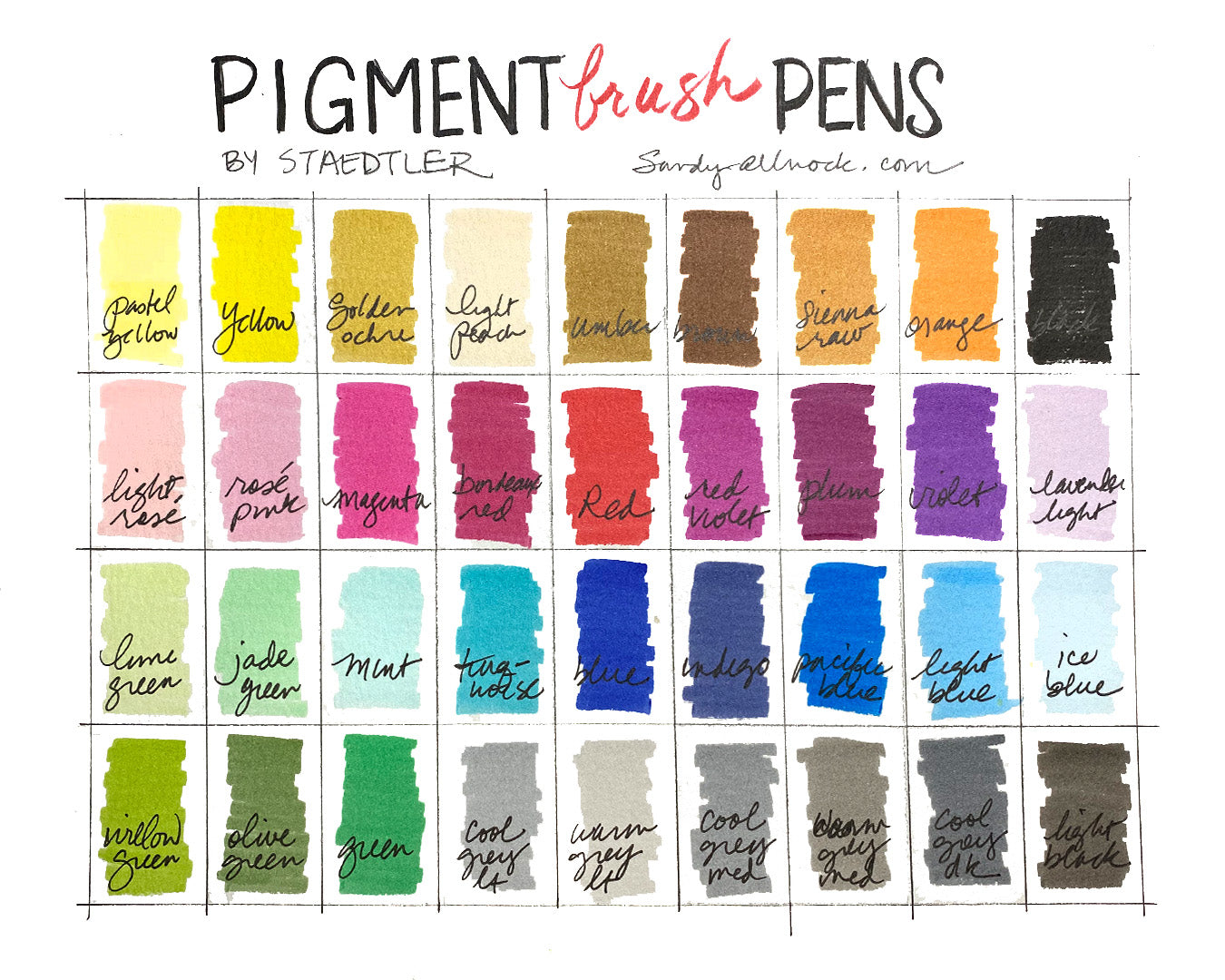 Pigment Arts Brush Pen Sets