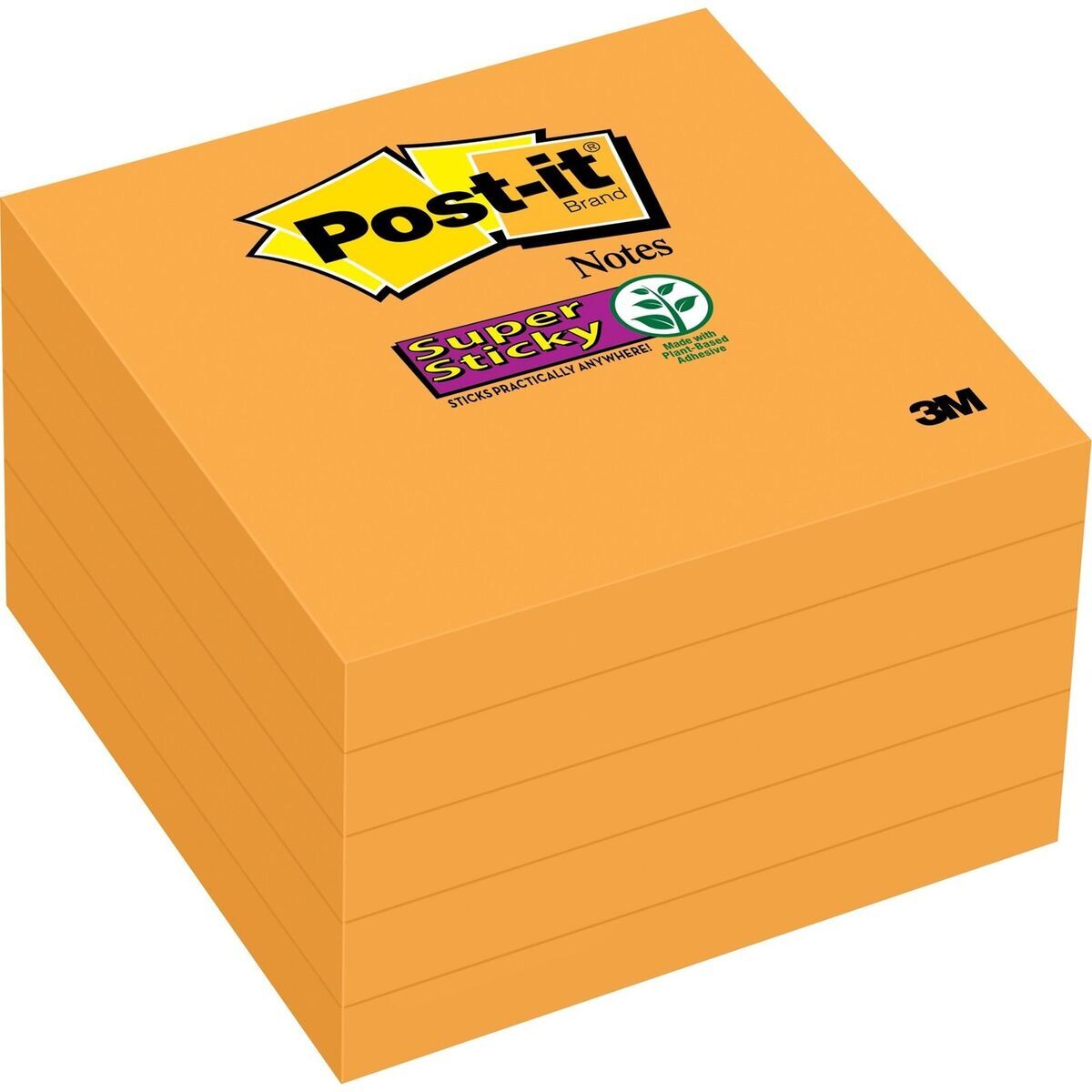 Post-it® Super Sticky Notes 3 in x 3 in, 5 Pads/Pack