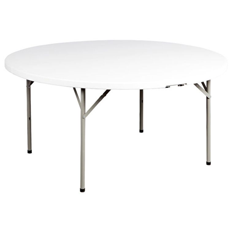 Heartwood Toughlite round folding table folded