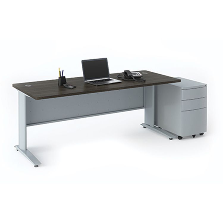 Heartwood Titan straight desk with pedestal