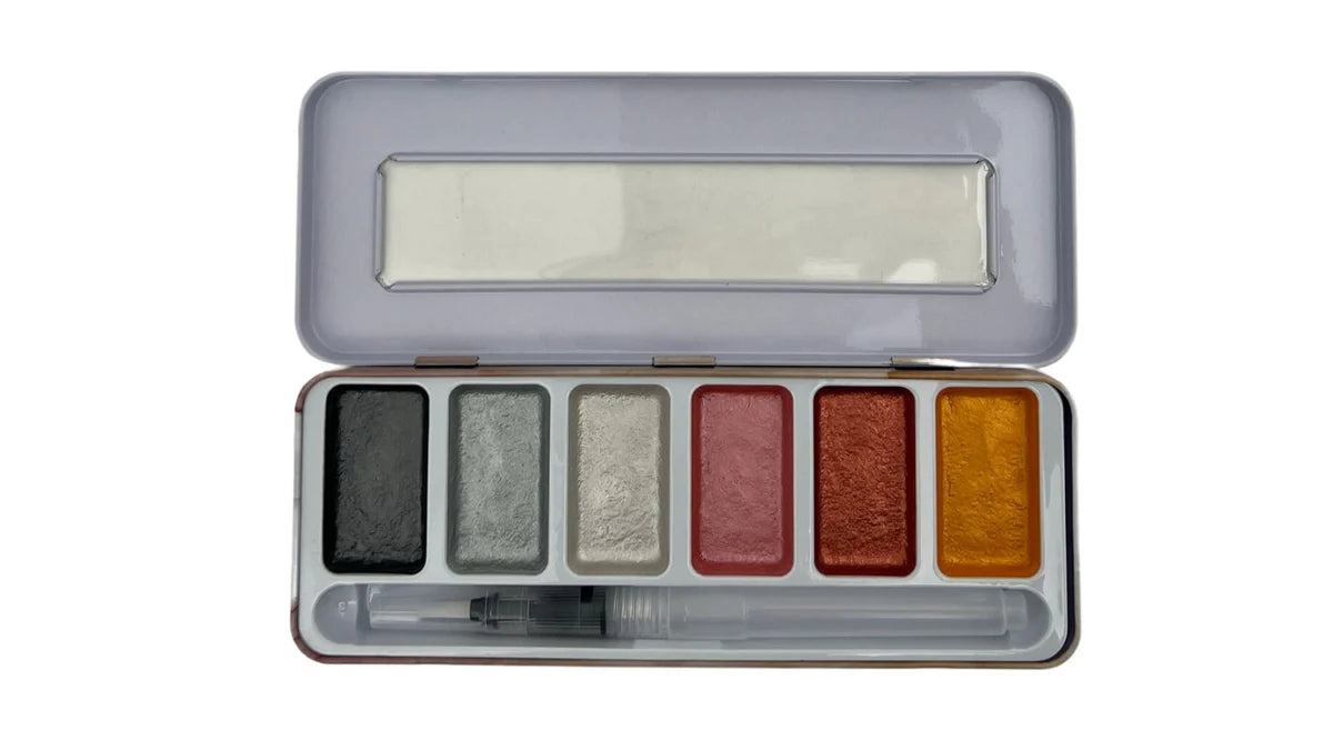 Deco Time Metallic Watercolour Sets