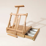 Meeden Table-Top Sketch Box Easel Solid Beechwood