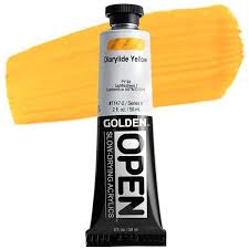 Golden OPEN Acrylics — Diarylide Yellow, 2 oz