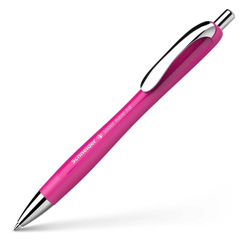 Schneider Slider Rave XB Ballpoint Pen, Power Pink