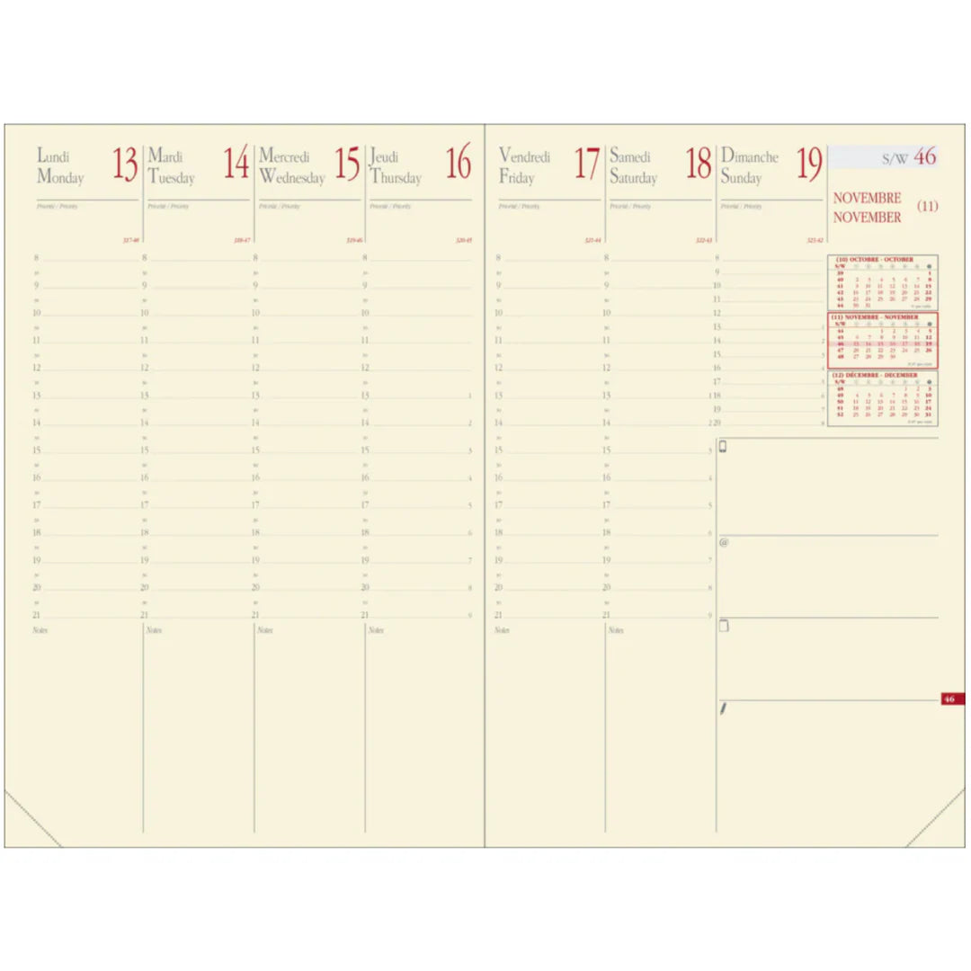 Planner Weekly Minister Prestige 2026