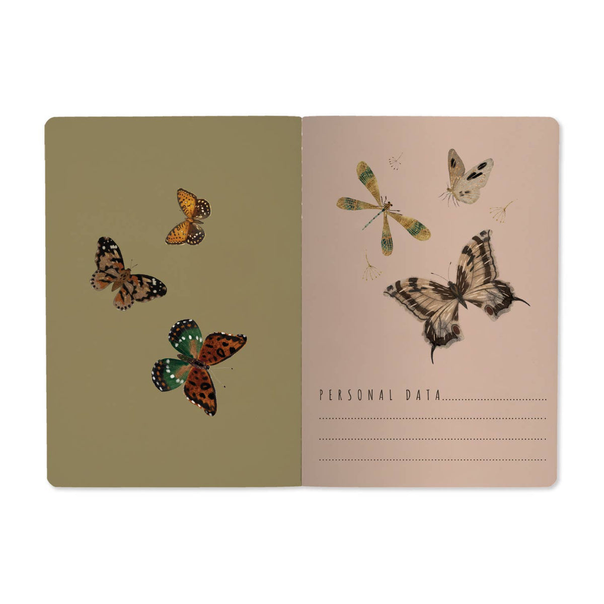 Bruno Visconti Butterfly Berry lined notebook, view 2