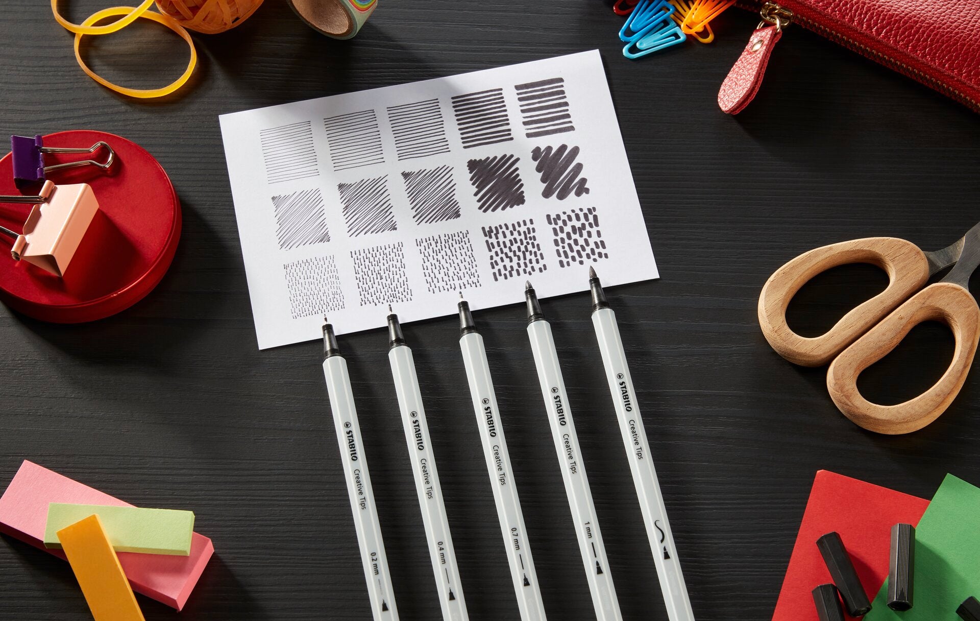 Stabilo Arty Creative Tips Pens 5pk