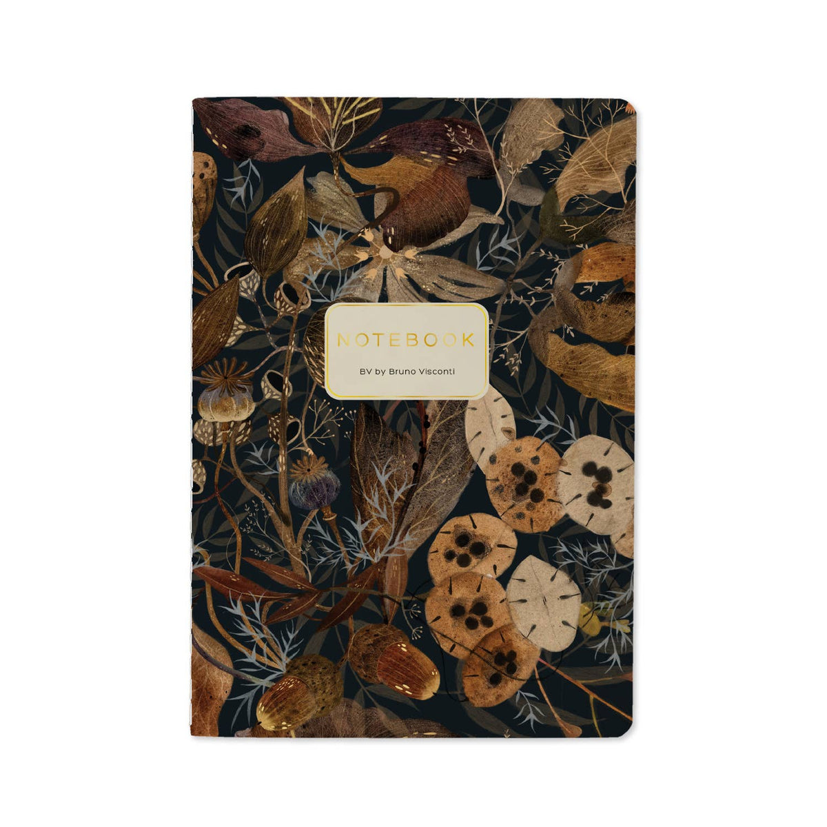 Bruno Visconti Lush Leaves lined notebook, cover