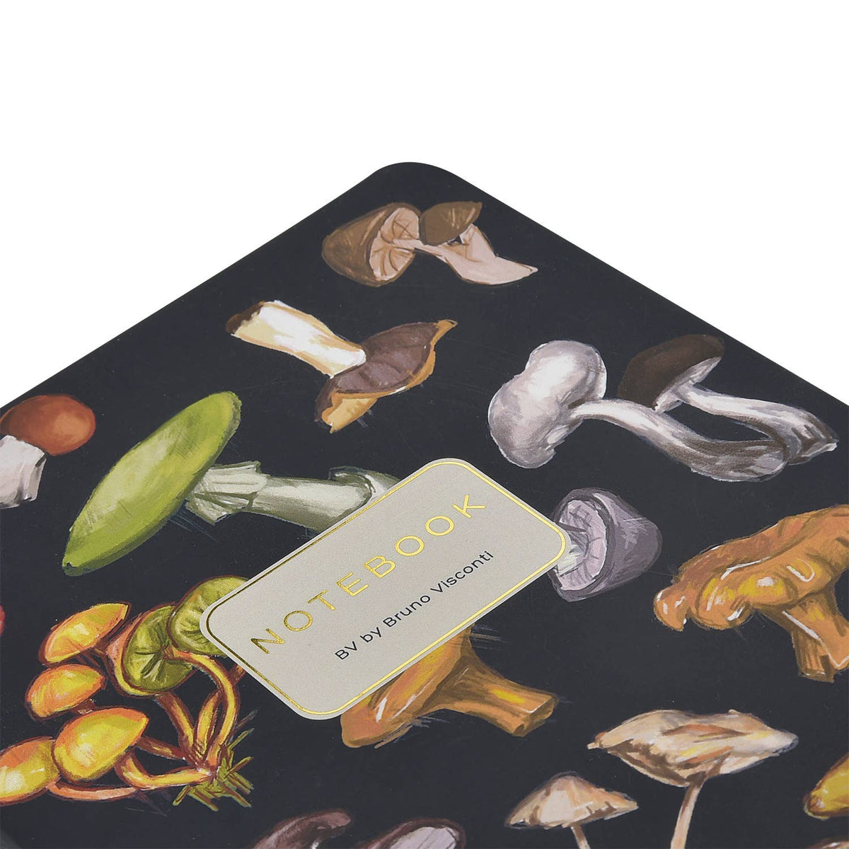 Bruno Visconti Mushroom Black lined notebook, view 4