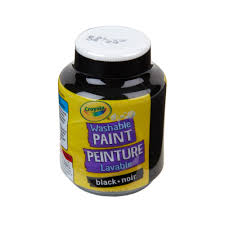 Crayola Washable Paint - Black, 2 oz