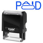 Trodat Blue Paid Self Inking Stamp - TRO11306