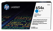 HP 654A (CF331A) Original Laser Toner Cartridge - Single Pack - Cyan - 1 Each
