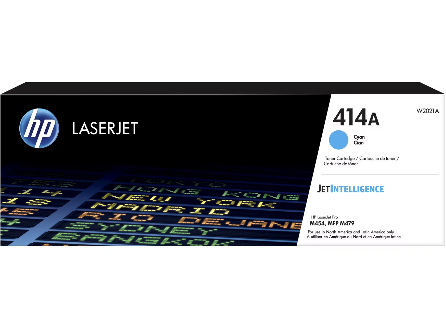 HP 414A (W2021A) Original Laser Toner Cartridge - Cyan - 1 Each