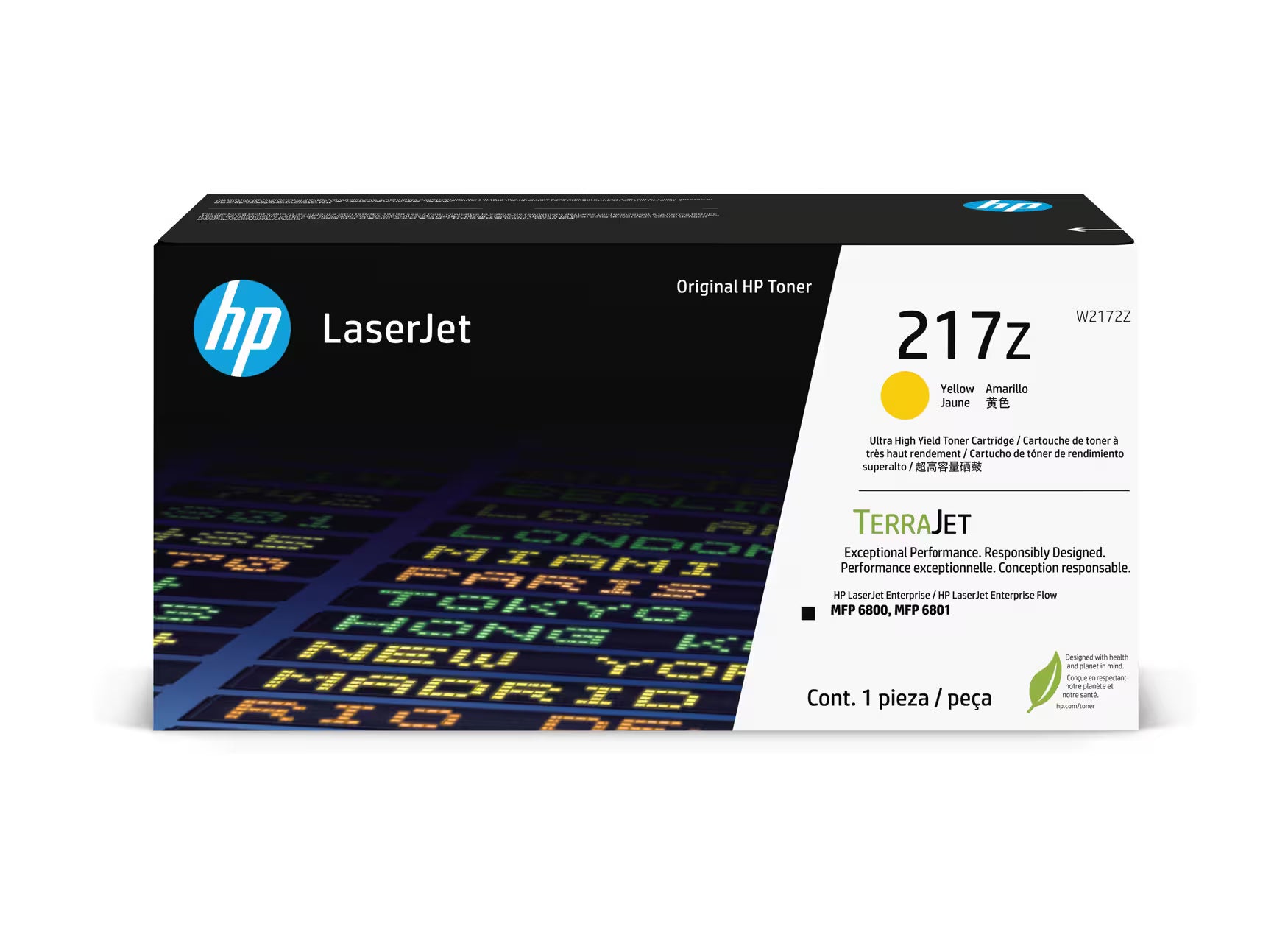 217Z (W2172Z) YLW LASERJET TONER