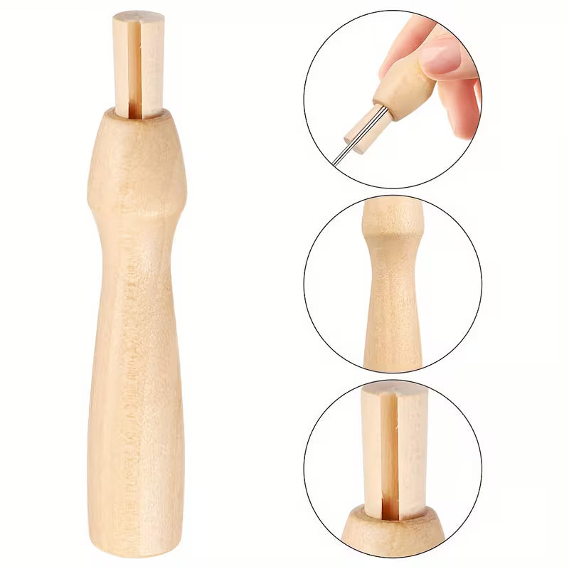 Needle Felting Wood Handle
