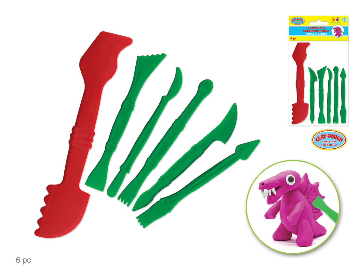 OUTILS D'ARGILE 6PC TEXTURE ET SCULPTURE