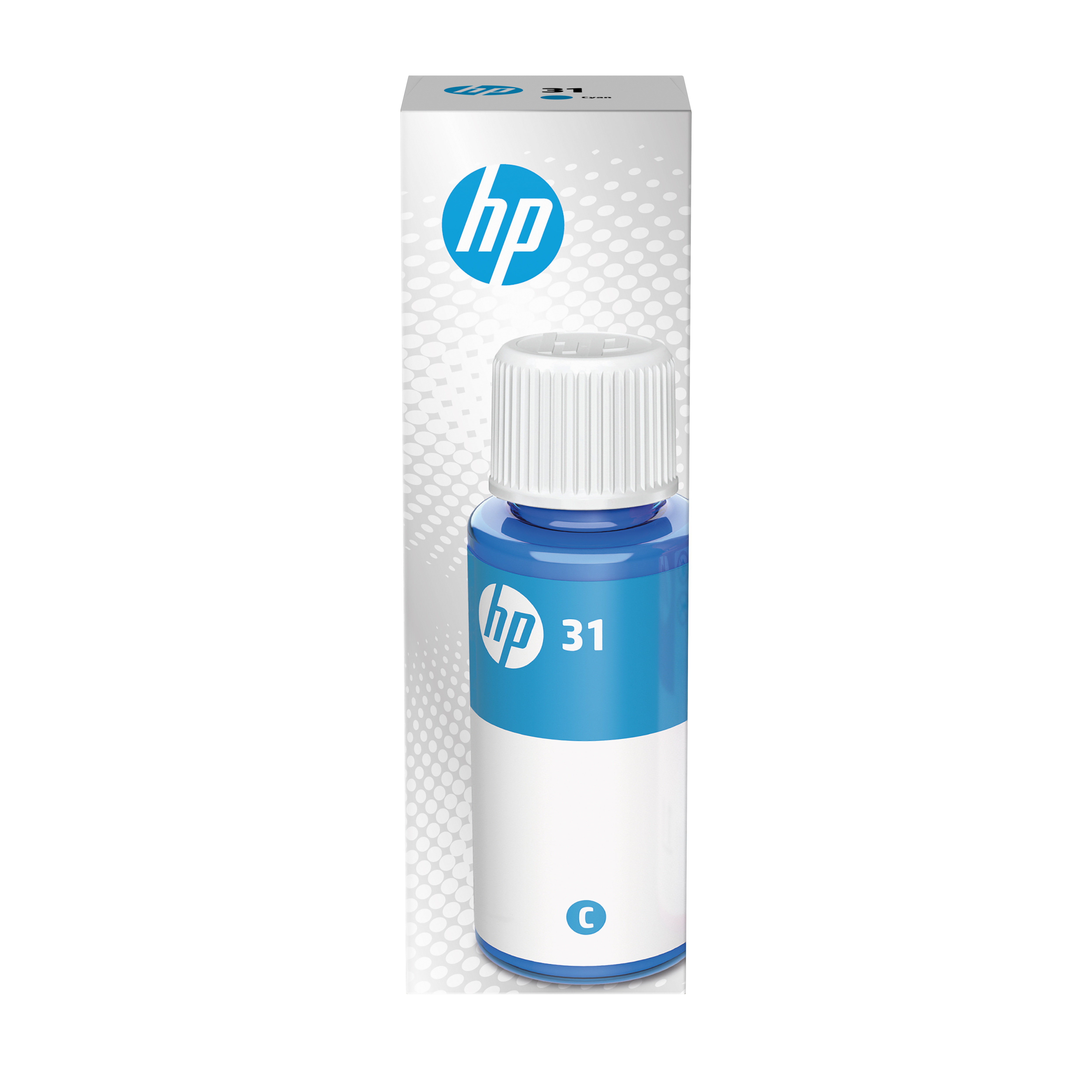 HP 31 Cyan Ink Bottle 70ml (1VU26AN)