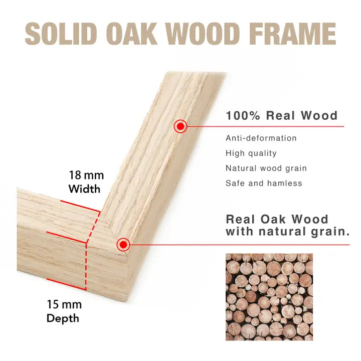 Solid Oak Frames