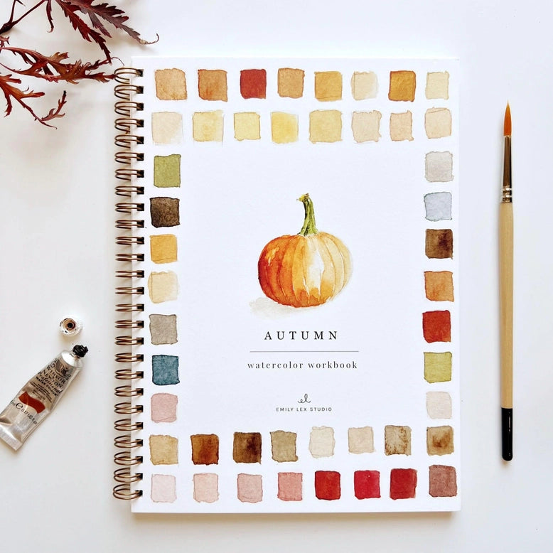 Carnets d'exercices d'aquarelle par Emily Lex Studio