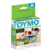 Étiquettes de prix Dymo Label Writer 22,23 mm (7/8") de largeur x 50,80 mm (2") de longueur - Adhésif permanent