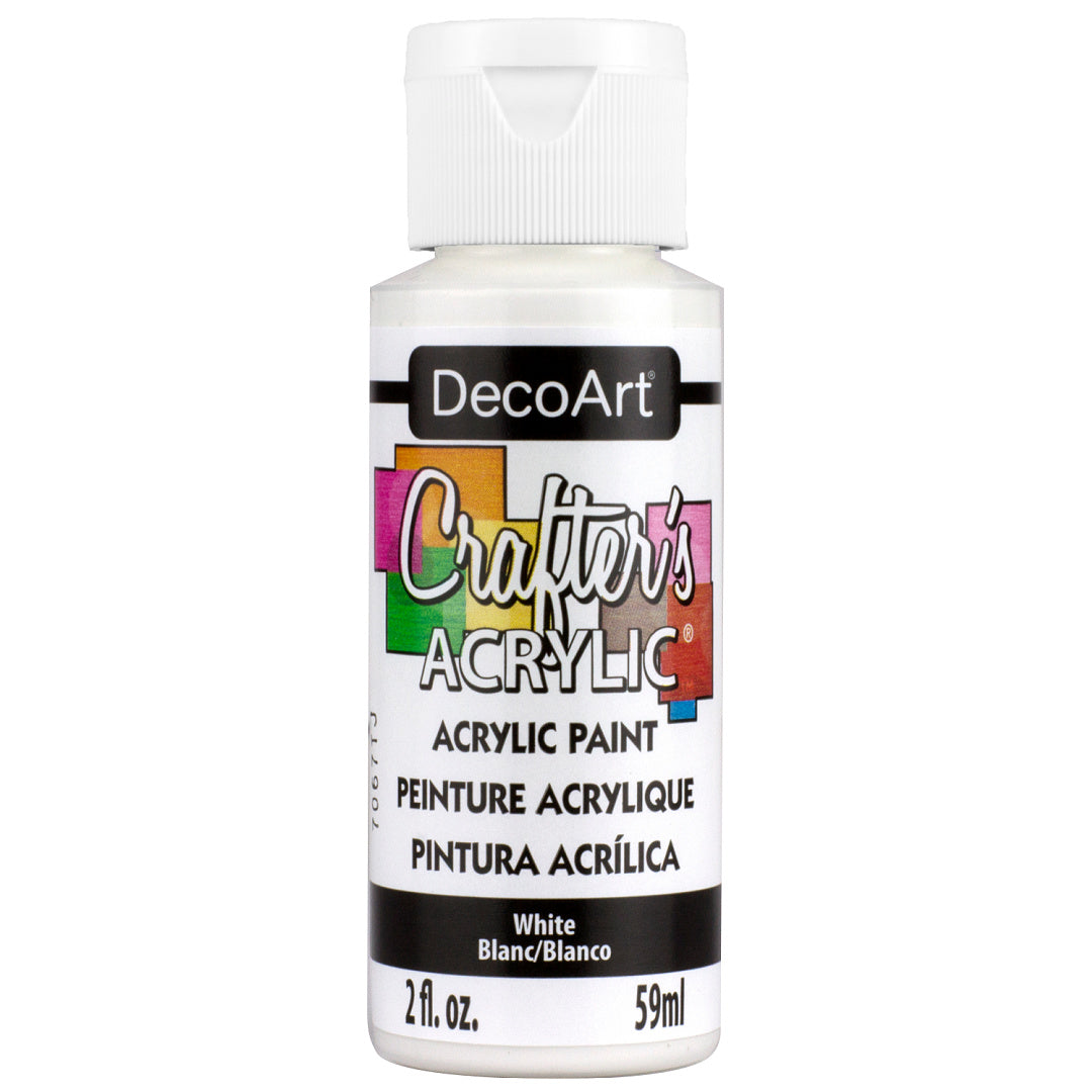 DecoArt Crafter's Acrylic Paint 59 mL (2 fl oz) — White 01
