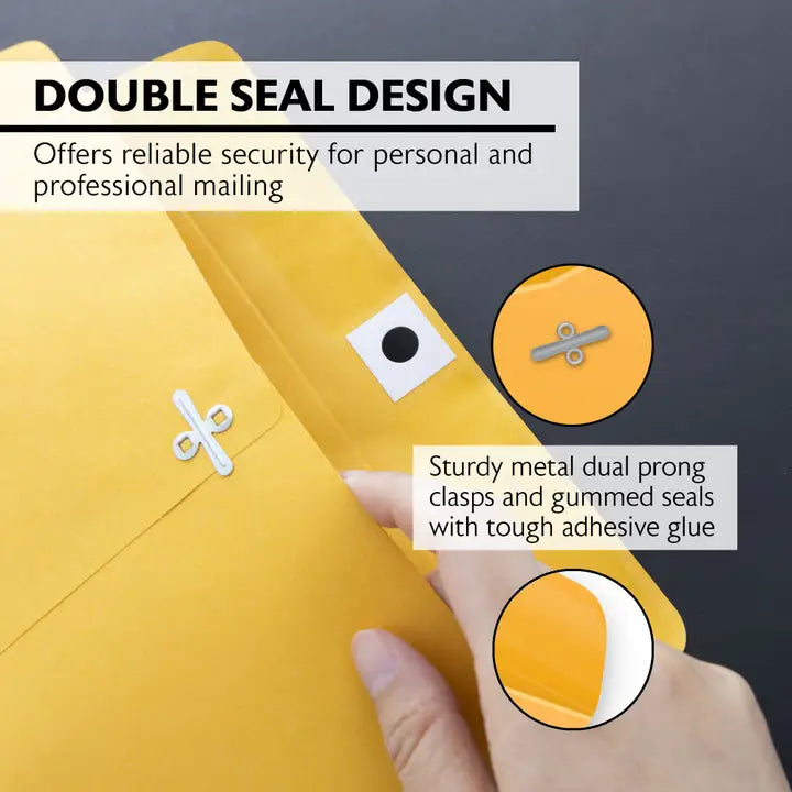 Envelope 10 x 13 Clasp 3 Pack