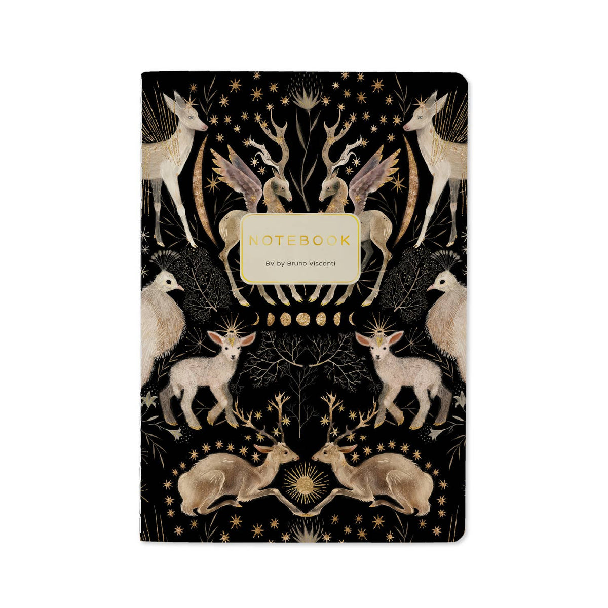 Bruno Visconti Forest Fawn lined notebook, cover