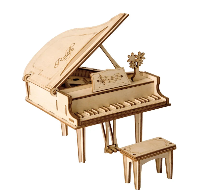 3D Vintage Wood Model Kits