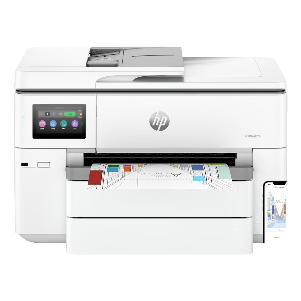 HP OfficeJet Pro 9730e Wide Format Wireless Multifunction Colour Inkjet Printer