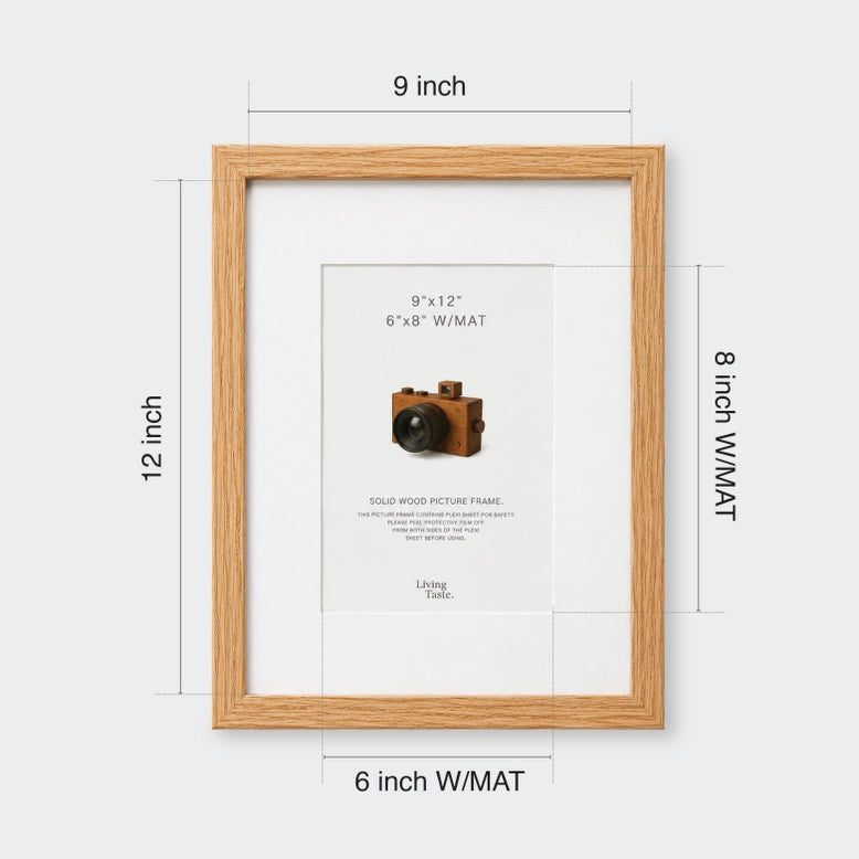 Natural Real Oak Frames