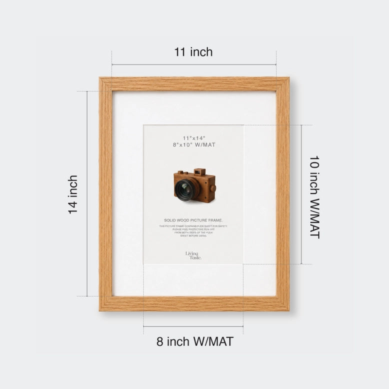 Natural Real Oak Frames