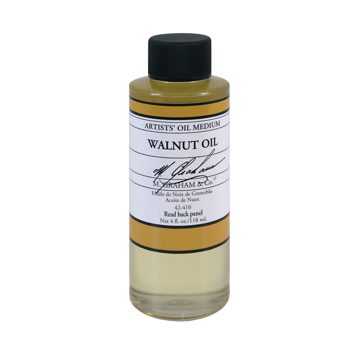 M. Graham Walnut Oil Medium, 4 oz (118 ml)
