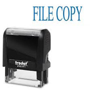 Trodat Blue File Copy Self Inking Stamp - TRO11317