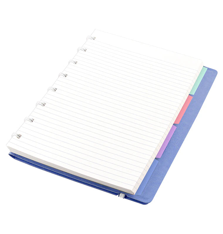Filofax Refillable A5 Notebooks Pastel Colours 6.5x8.5"