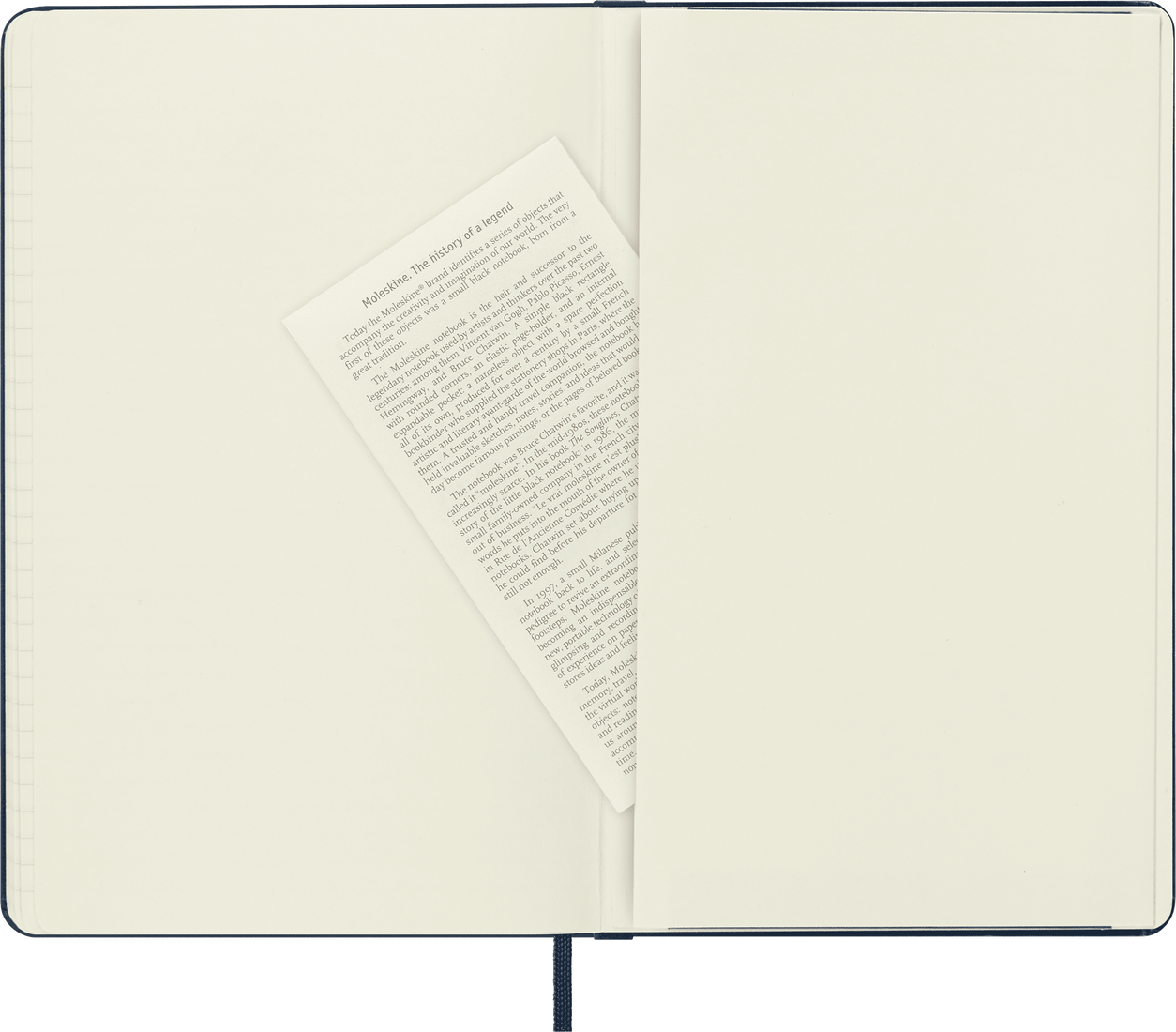 Moleskine Classic Notebook Hard Cover Large Ruled Sapphire Blue