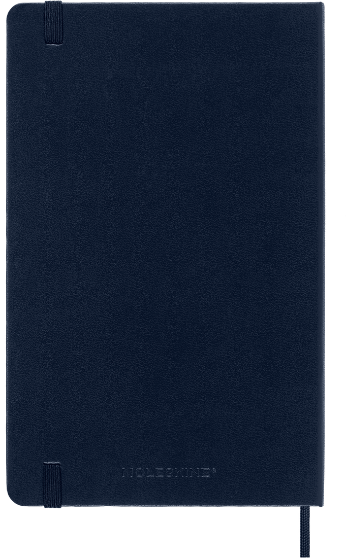 Moleskine Classic Notebook Hard Cover Large Ruled Sapphire Blue