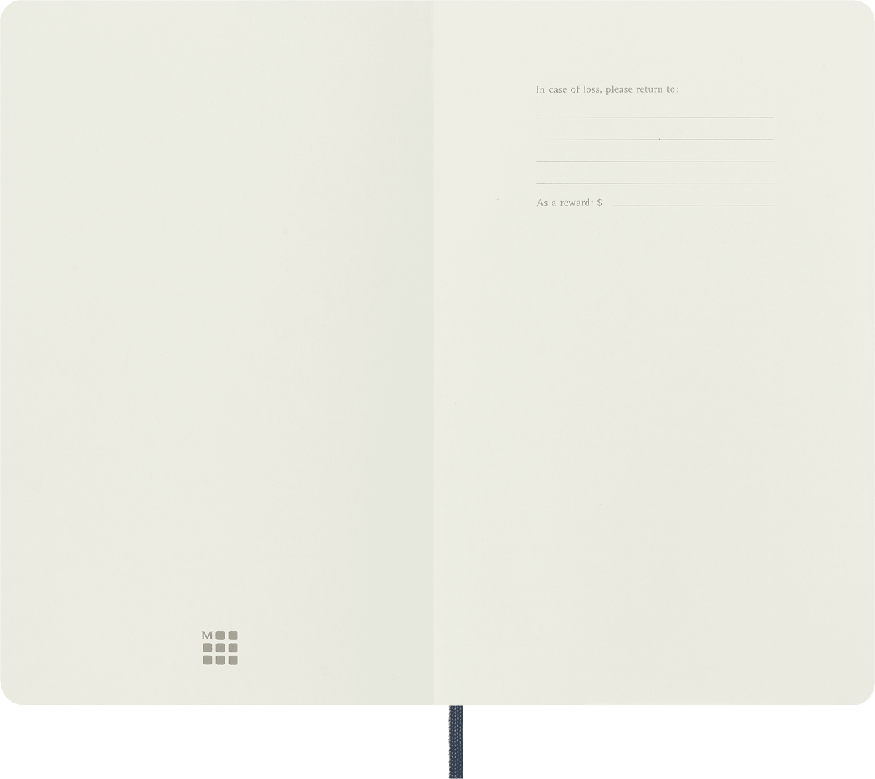 Moleskine Classic Notebook Soft Cover Large Ruled Blue