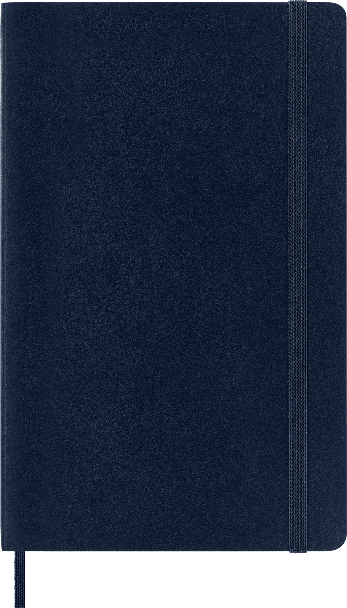 Moleskine Classic Notebook, Soft Cover, Large, Dotted — Sapphire Blue, front cover