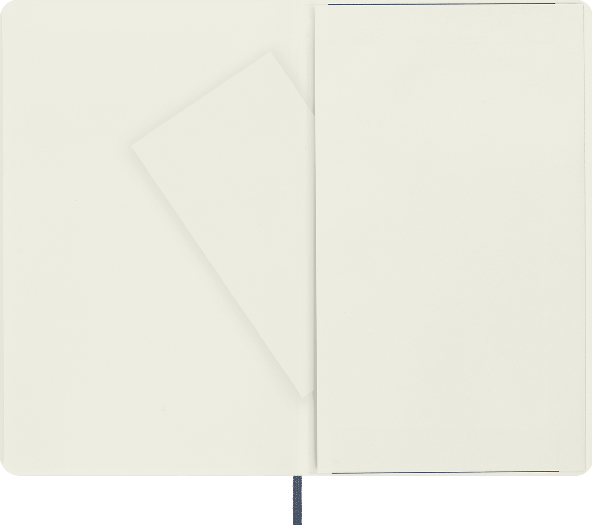 Moleskine Classic Notebook, Soft Cover, Large, Dotted — Sapphire Blue, detail view 2