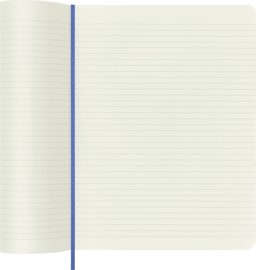 Moleskine Cahier Notebook Soft XL Ruled Hydrangea Blue 3-pack