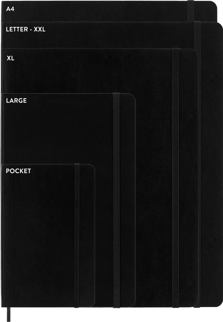 Moleskine Cahier Notebook Soft XL Ruled Hydrangea Blue 3-pack