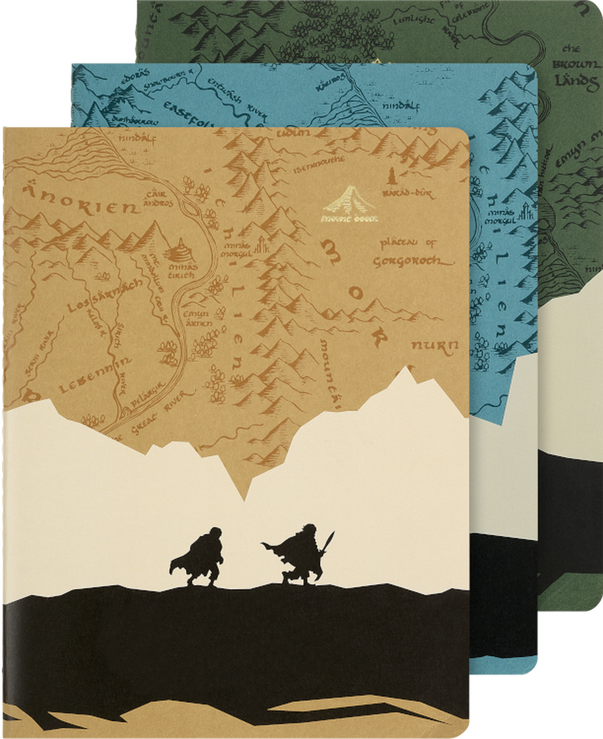 Moleskine The Lord of the Rings Cahier Journal 3-Pack, XL, Ruled — Set of 3, front cover