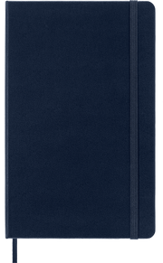 Moleskine Classic Notebook Hard Cover Large Ruled Sapphire Blue