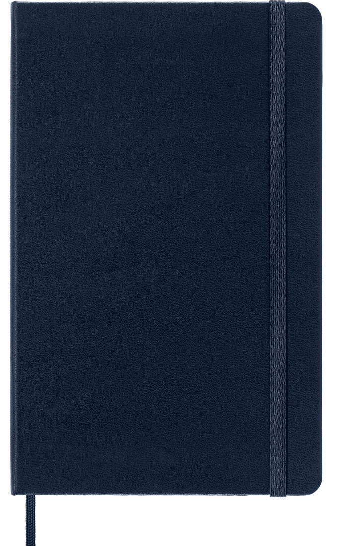 Moleskine Classic Notebook Hard Cover Large Ruled Sapphire Blue