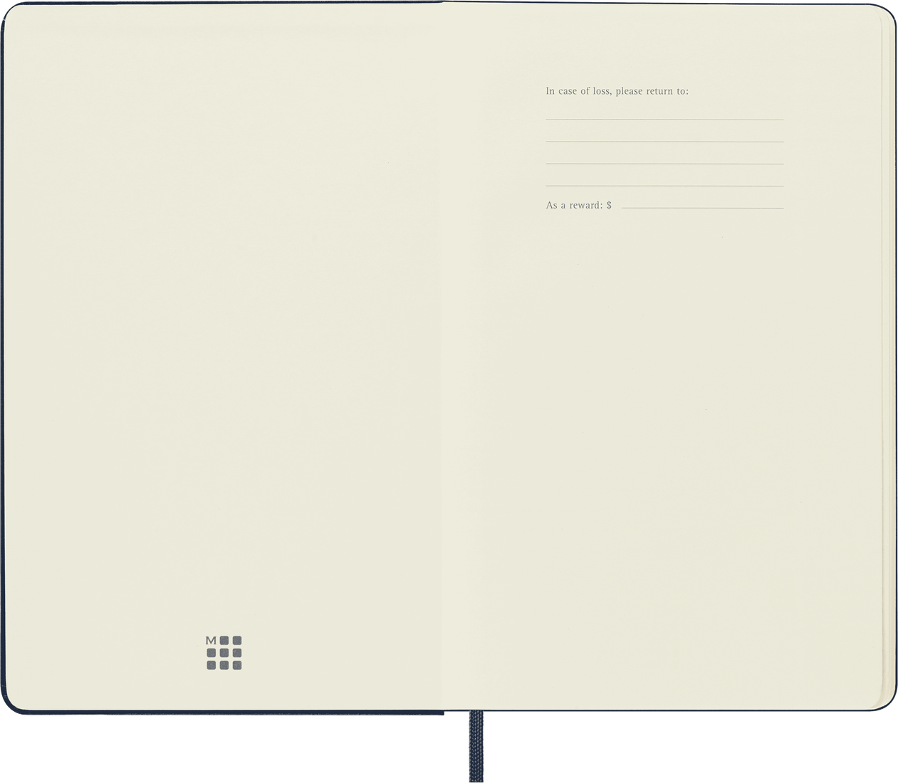 Moleskine Classic Notebook Hard Cover Large Ruled Sapphire Blue